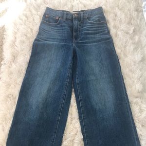 Madewell Wide-Leg Crop Jeans